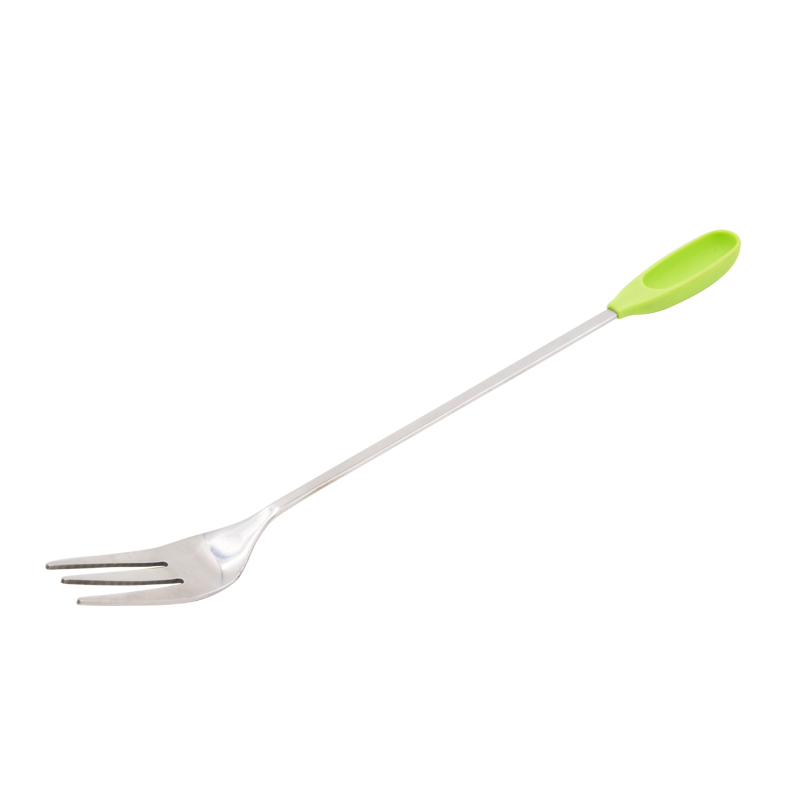 silicone cooking utensils fork | KT068-2 Two in One Spoon Fork