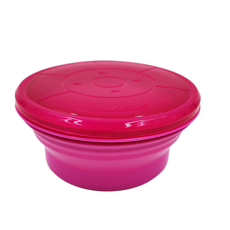 high quality silicone bowls | TT071 Steering Wheel Collapsible Lunch Box