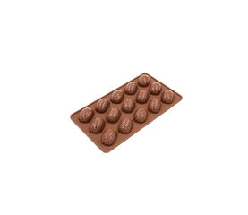 シリコーンチョコレートモールド|IC023 オーバルチョコレートモールド