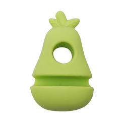Silicone straw topper | TT063 Straw Topper in Pear Shape