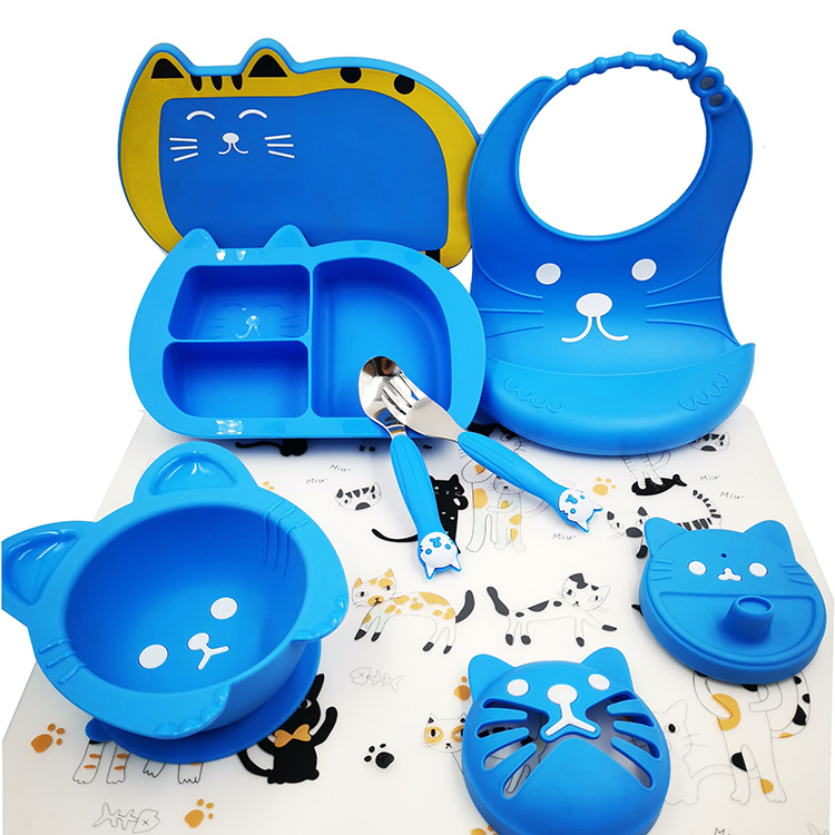 baby silicone products | Silicone Baby Feeding Gift Set