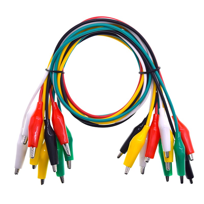 Test leads with alligator clips