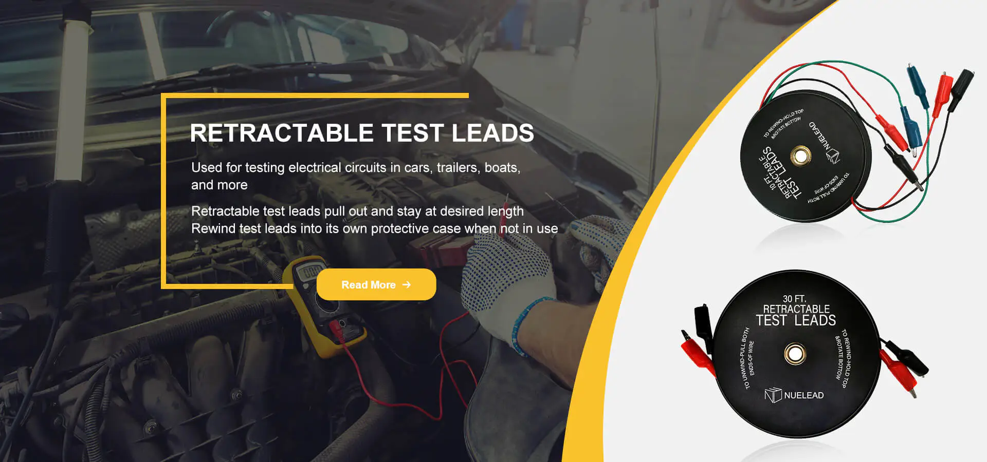 Testen Sie Leads| Testen Sie Lead Kits| Testleitungshalter| Prüfsonden & Clips| Verbinder