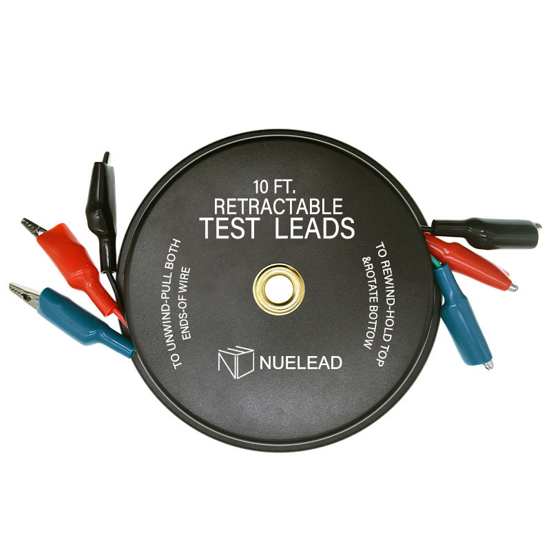 Retractable test leads