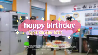 Birthday party - Apple carbide tools