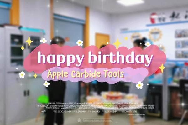 Geburtstagsfeier - Apple Hartmetallwerkzeuge