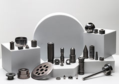 How is the customization process for non-standard carbide parts different from standard carbide products