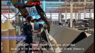 【ATINY】welding tracker cooperates with external axis for FANUC robot