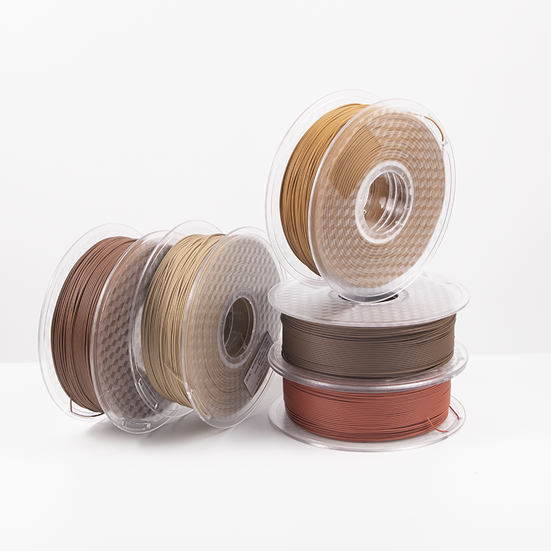 iSANMATE Pla wood 3d printer filament | Five colors of wood filament optional | wood pla