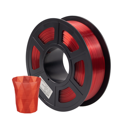 iSANMATE petg filament | 1.75mm transparent red 3d printing petg filament
