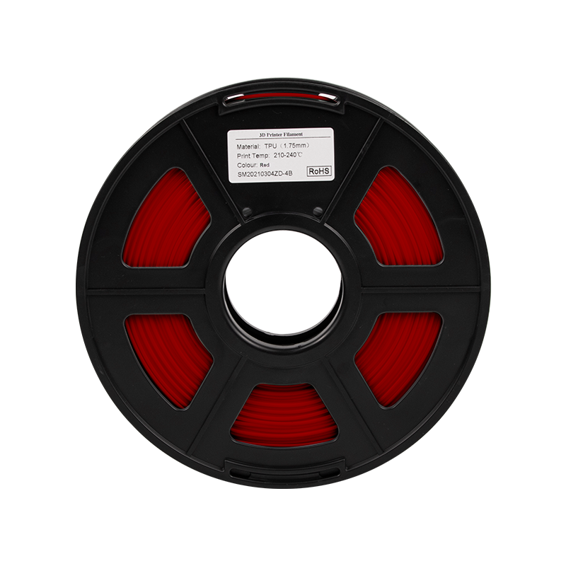 iSANMATE red tpu filament | 1.75mm flexible filament | 0.5kgs 3d printer filament