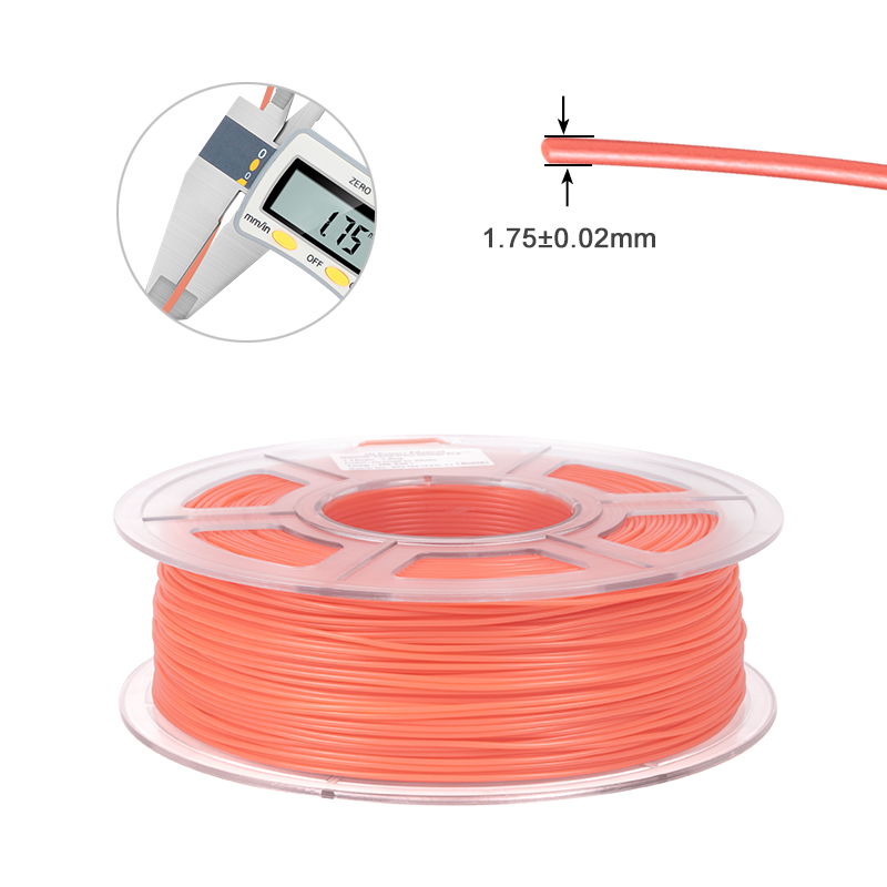 iSANMATE Orange to white Pla Temperature Color Changing filament |1.75mm 3d printer filament | Chinese Supplier