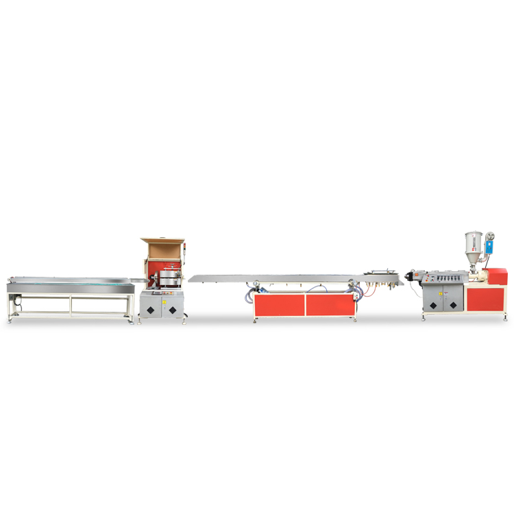 stable operation 25kg per hour PVC plastic pipe extruder machine SHSJ-45 PE medical tube extrusion machine
