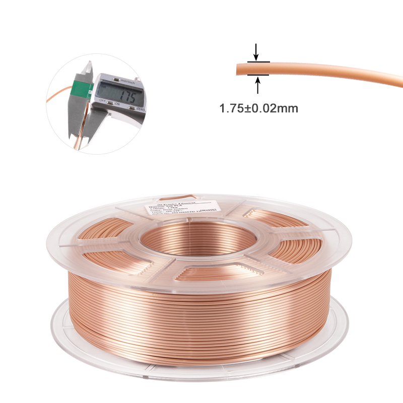 iSANMATE rose golden silk pla filament |1.75mm Shiny 3d printer filament