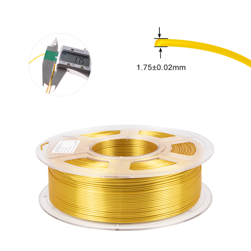 iSANMATE Silk Gold pla filament | 1.75mm 3d peinter filament | Chinese supplier