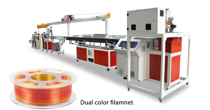 Dual color filament extruder machine | SONGHU Extruder