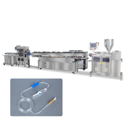 Plastic Soft PVC Medical Infusion Tube Extrusion Line Perfusion Tubing Making Machine