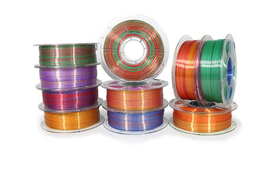 Comment les filaments tricolores sont-ils produits?