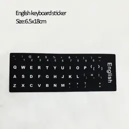 English keyboard stickers