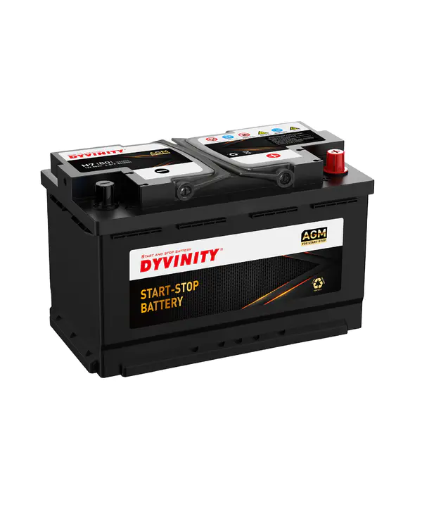 DYVINITY  Start & Stop Car Battery 12V80AH