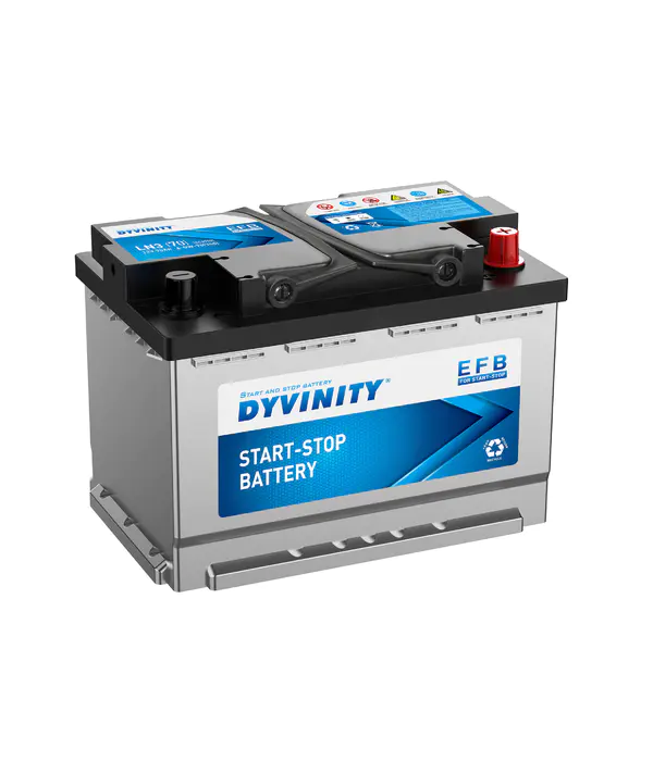 Batterie de voiture DYVINITY EFB Start & Stop 12V70AH