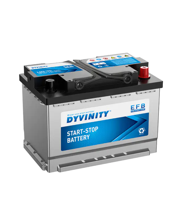 DYVINITY EFB Start & Stop Batterie de voiture 12V70AH