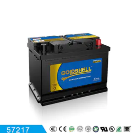 GOLDSHELL  MF Car battery 57217 12V72AH
