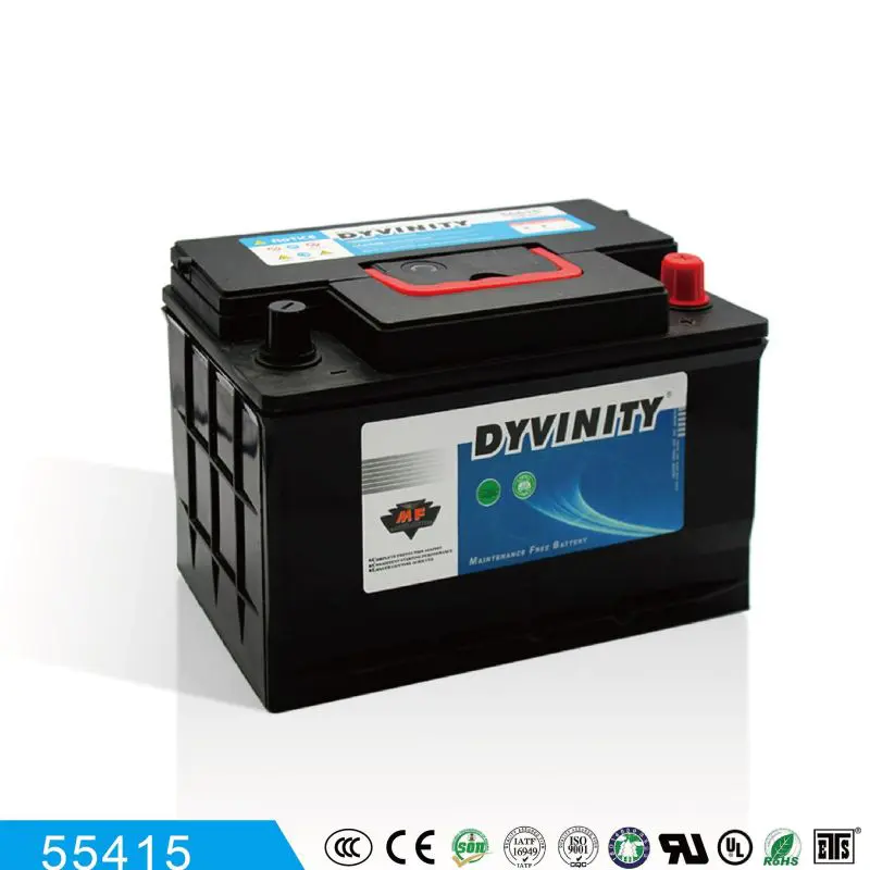 DYVINITY  MF Car battery 55415 12V54AH
