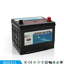DYVINITY MF Batterie de voiture 95D31R/L 12V80AH/90AH