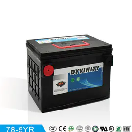 DYVINITY  MF Car battery 78-5Y/78-60 12V60AH