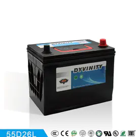 DYVINITY MF Batterie de voiture 55D26R/L 12V55AH