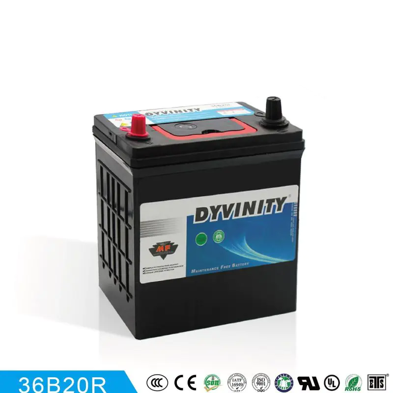 DYVINITY  MF Car battery 36B20R/L 12V36AH