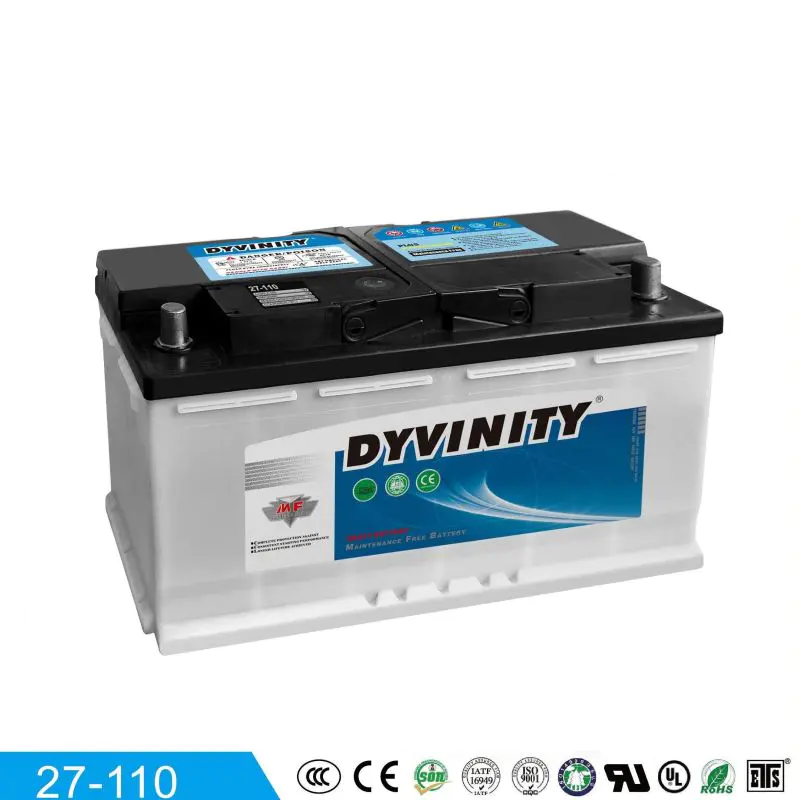 DYVINITY  MF Car battery 27-110 12V100AH
