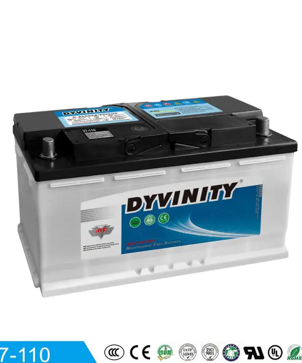 DYVINITY  MF Car battery 27-110 12V100AH