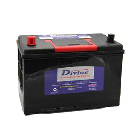 Fournisseur et fabricant de batteries de voiture Divine 65D26R/L 12V60AH