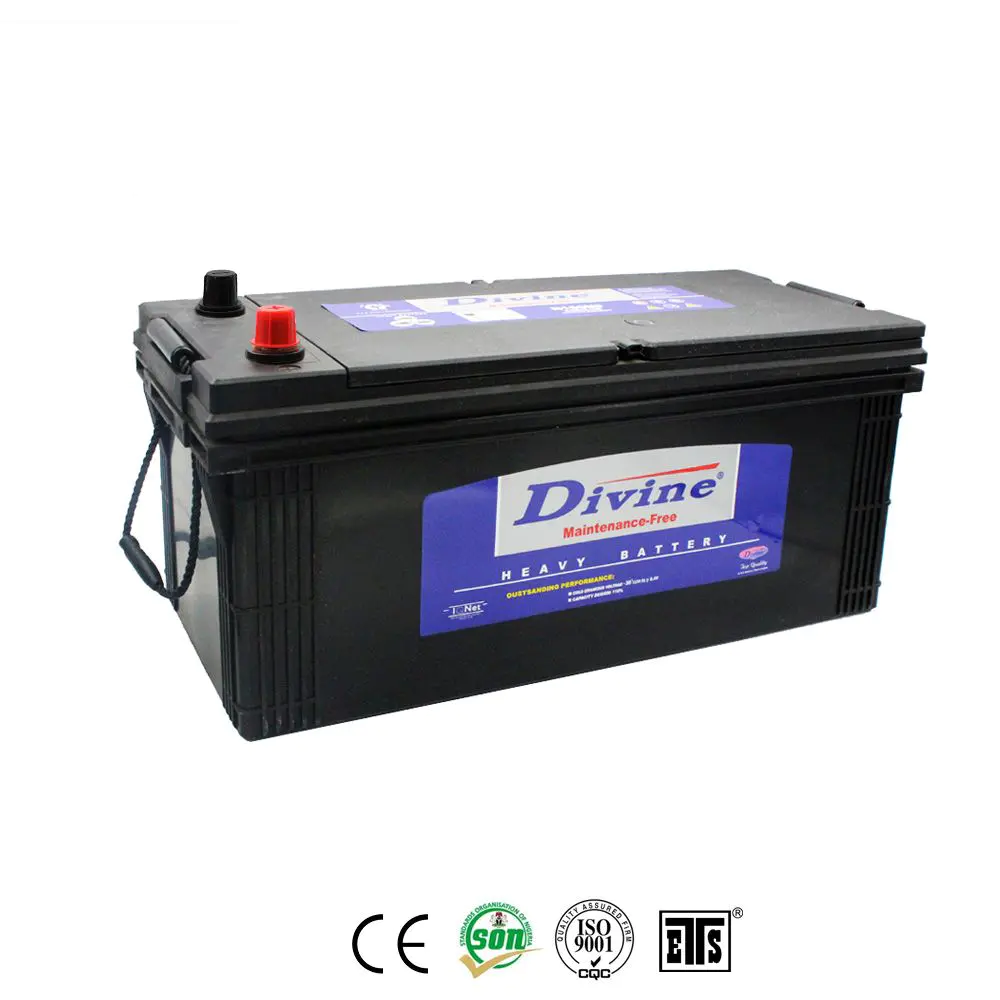 Divine truck battery supplier and manufacturer MF N150 12V150AH