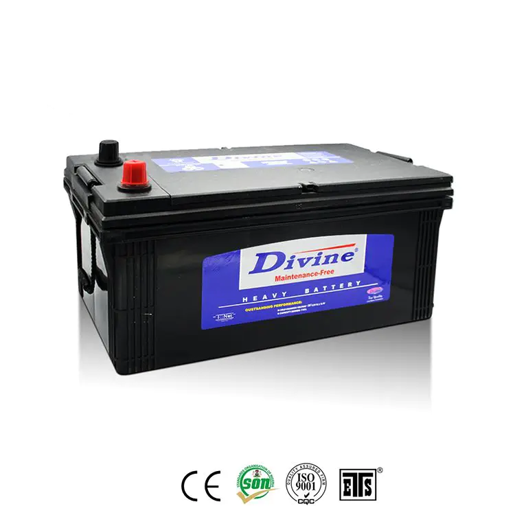Divine truck battery supplier and manufacturer MF N200 12V200AH