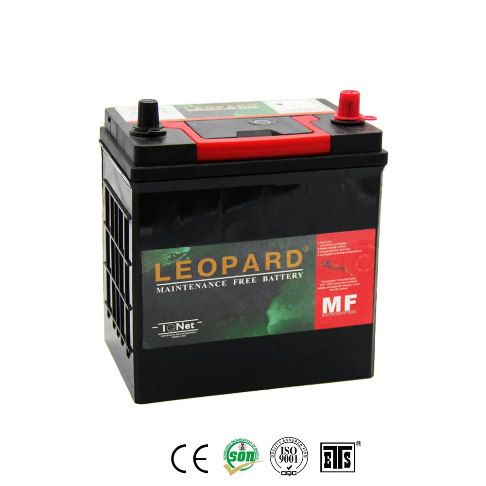 Leopard car battery supplier and manufacturer 36B20R/L 12V36AH 