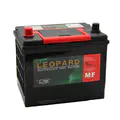 Leopard car battery supplier and manufacturer 55D23R/L 12V55AH