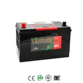 Leopard car battery supplier and manufacturer 65D26R/L 12V60AH