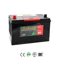 Leopard car battery supplier and manufacturer 95D31R/L 12V80AH/90AH
