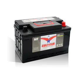 Gulfstar car battery supplier and manufacturer MF 56618 12V66AH