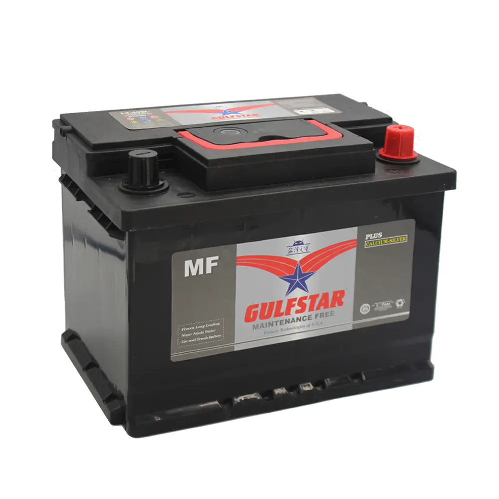 Gulfstar car battery supplier and manufacturer 55530 12V60AH