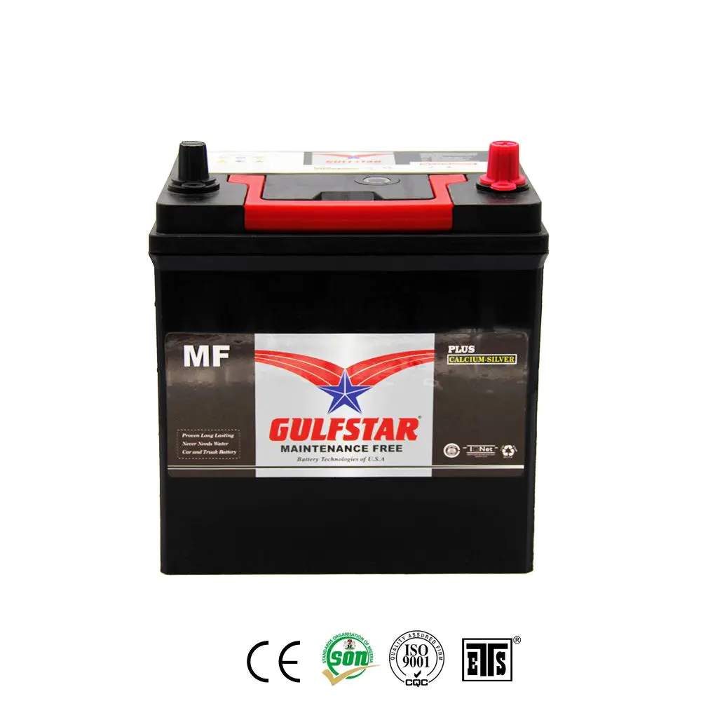 Gulfstar car battery supplier and manufacturer 36B20R/L 12V36AH 