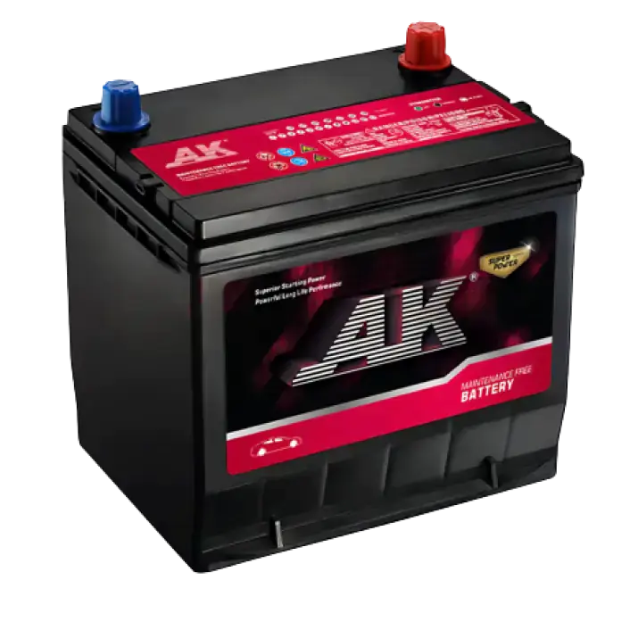 AK Car battery manufacturers 12V75AH DIN75 automotive battery