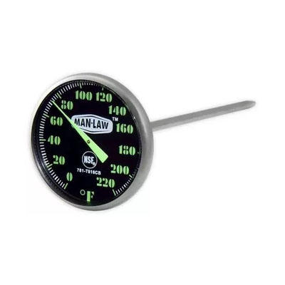 Safe Round Grill Instant Read Kitchen Thermometer 1.6