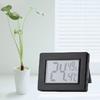 Digital Portable Car Clock Type Indoor Outdoor Thermometer Auto LCD Display