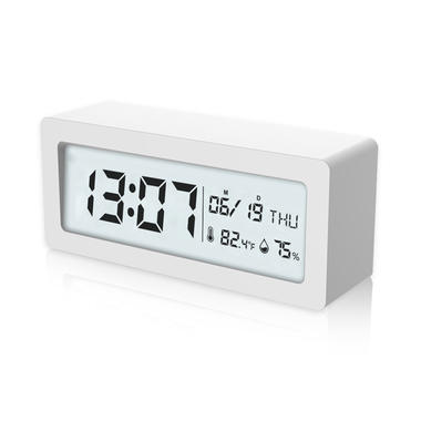 Termómetro de despertador digital y personalización del higrómetro
