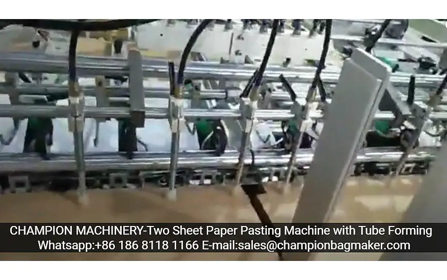 CM2SP-1400/1800 Paper Bags Two Sheet Paper Pasting Machine
