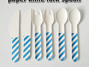 paper knife fork spoon
